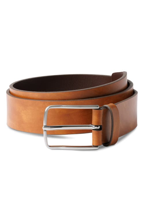 Allen Edmonds Broadway Avenue Leather Belt In Brown