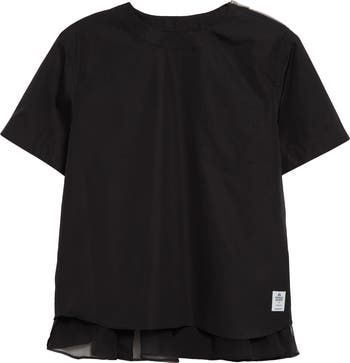 ■sacai■サカイ■Thomas Mason Mixed Media Top■トップス Sacai x Thomas Mason Stripe Mixed Media Top | Nordstrom