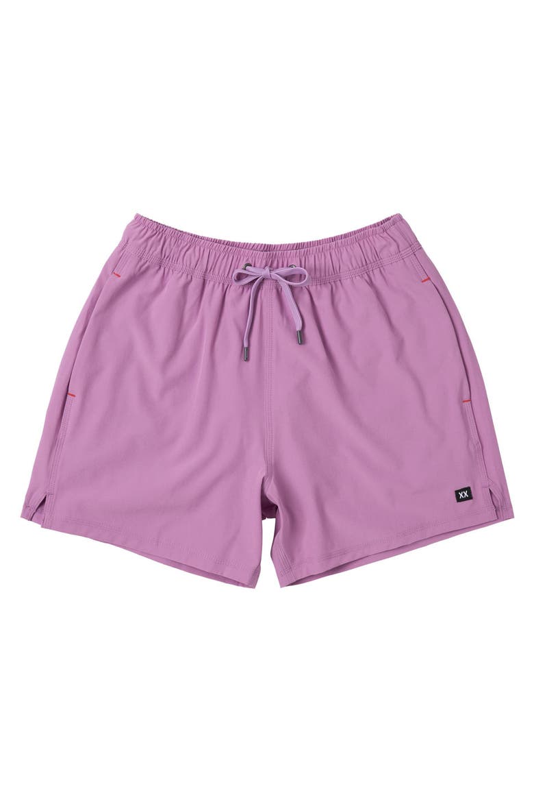 Oh Buoy 2N1 5-Inch Volley Swim Trunks, Alternate, color, DUSTY LAVENDER