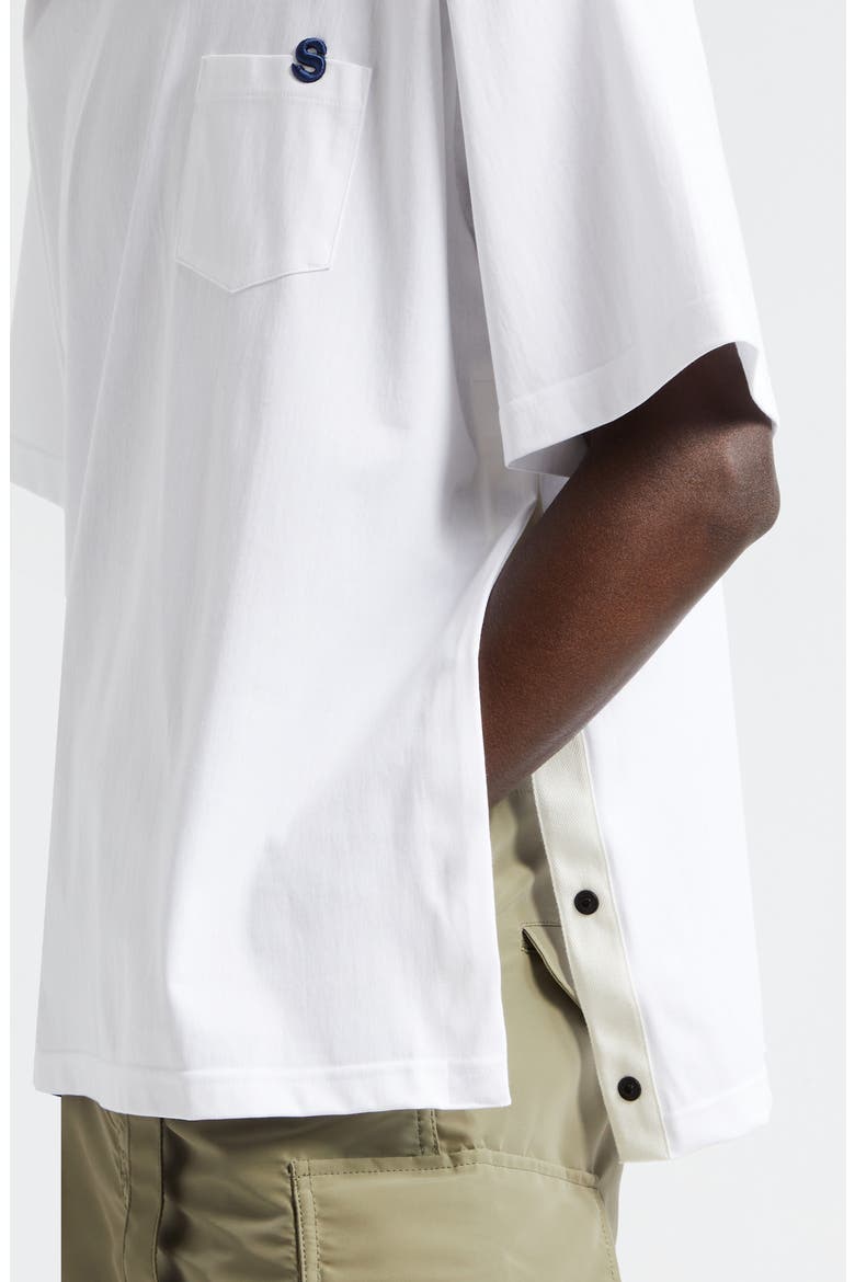 Embroidered Cotton Jersey T-Shirt, Alternate, color, WHITE
