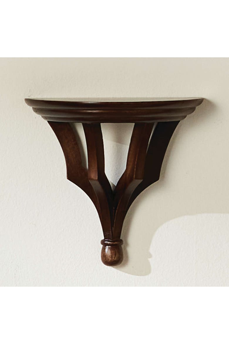 Bennett Small Wall Floating Shelf, Alternate, color, Brown