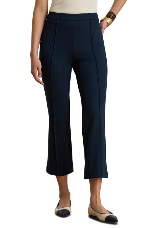 Lauren Ralph Lauren Flare Twill Ankle Pants (Regular & Petite)