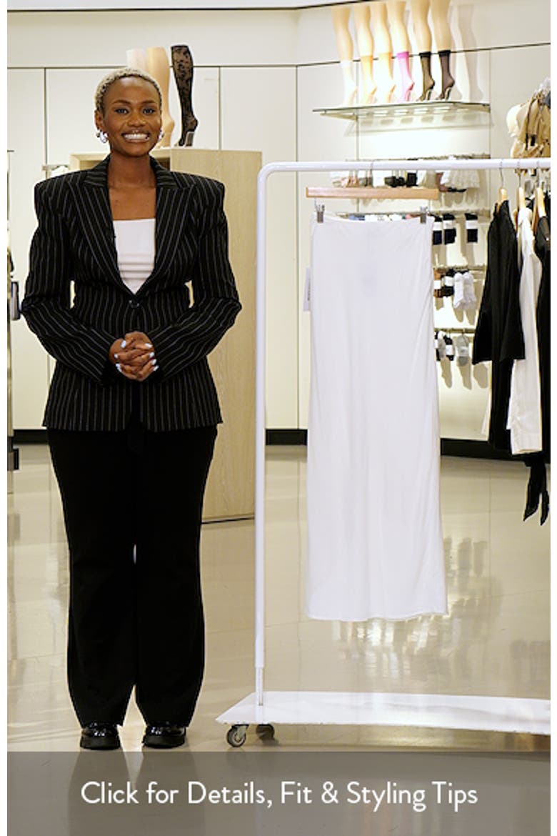 Jodie Linen Blend Maxi Skirt video