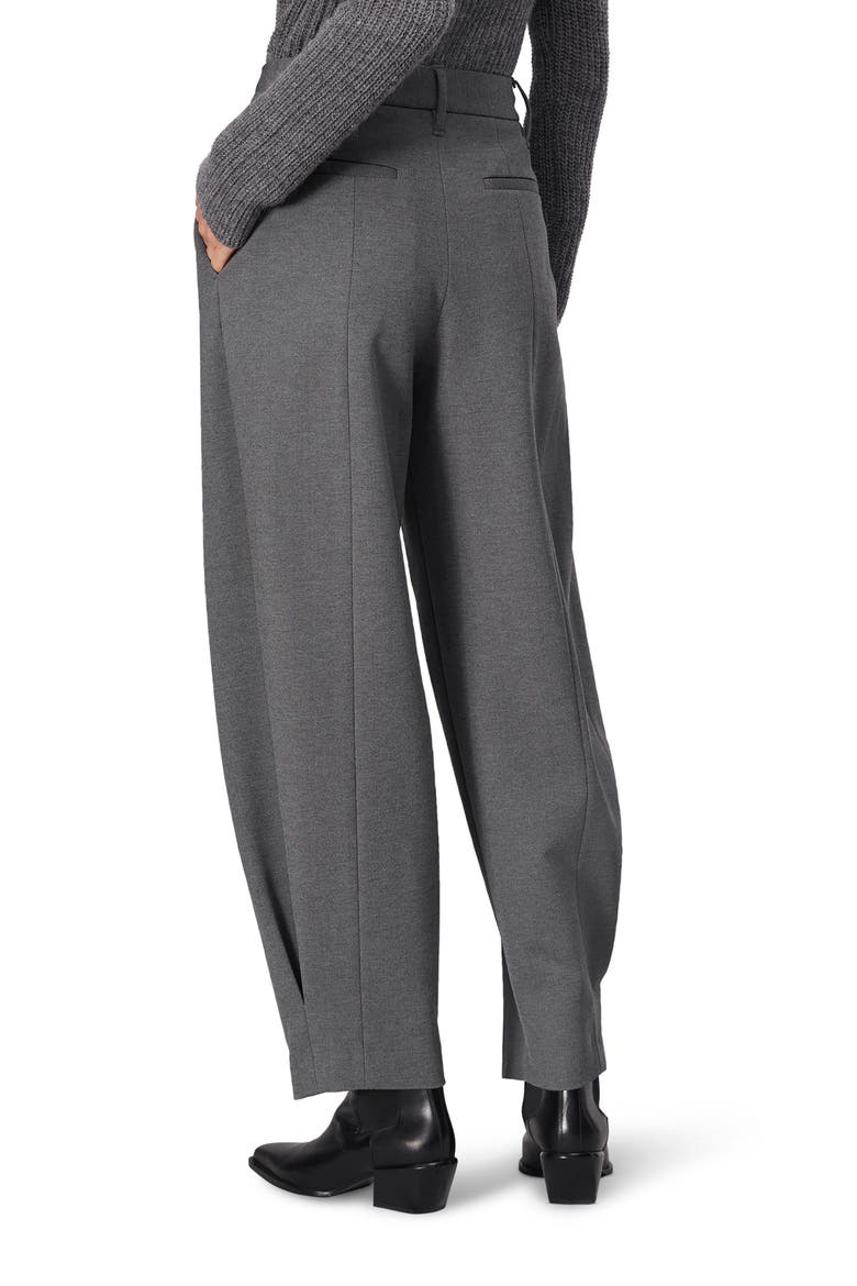 Cecily High Waist Ankle Straight Leg Ponte Knit Pants, Alternate, color, CHARCOAL