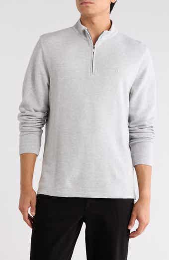 Piquè Quarter Zip Pullover