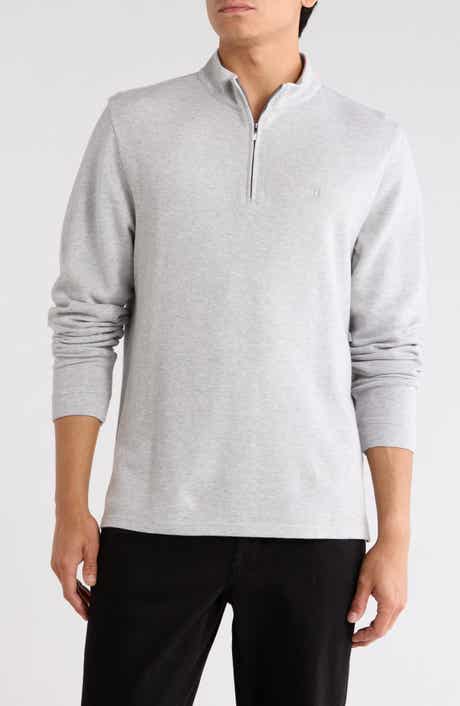 Piquè Quarter Zip Pullover