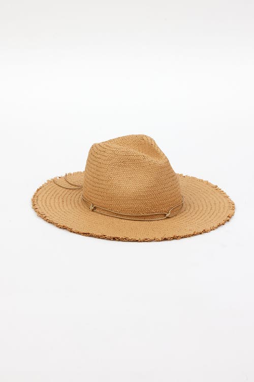 Hat Attack Fringed Traveler Continental In Toast/tan