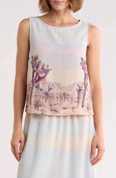 Desert Scenic Shell Top