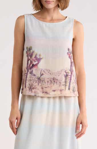 DR2 by Daniel Rainn Desert Scenic Shell Top