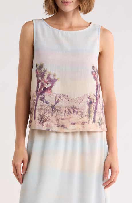 DR2 by Daniel Rainn Desert Scenic Shell Top