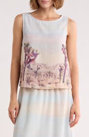 DR2 by Daniel Rainn Desert Scenic Shell Top