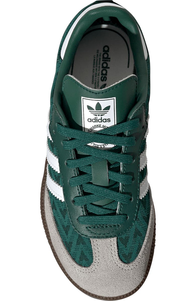 adidas Kids' Samba OG Sneaker, Alternate, color, Green/ White/ Gum