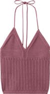 MANGO TEEN Halter Sweater Tank