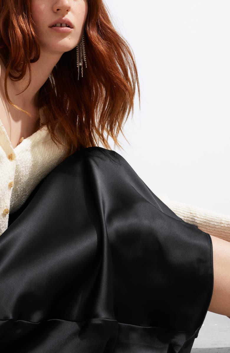 & Other Stories Satin Maxi Skirt, Alternate, color, 