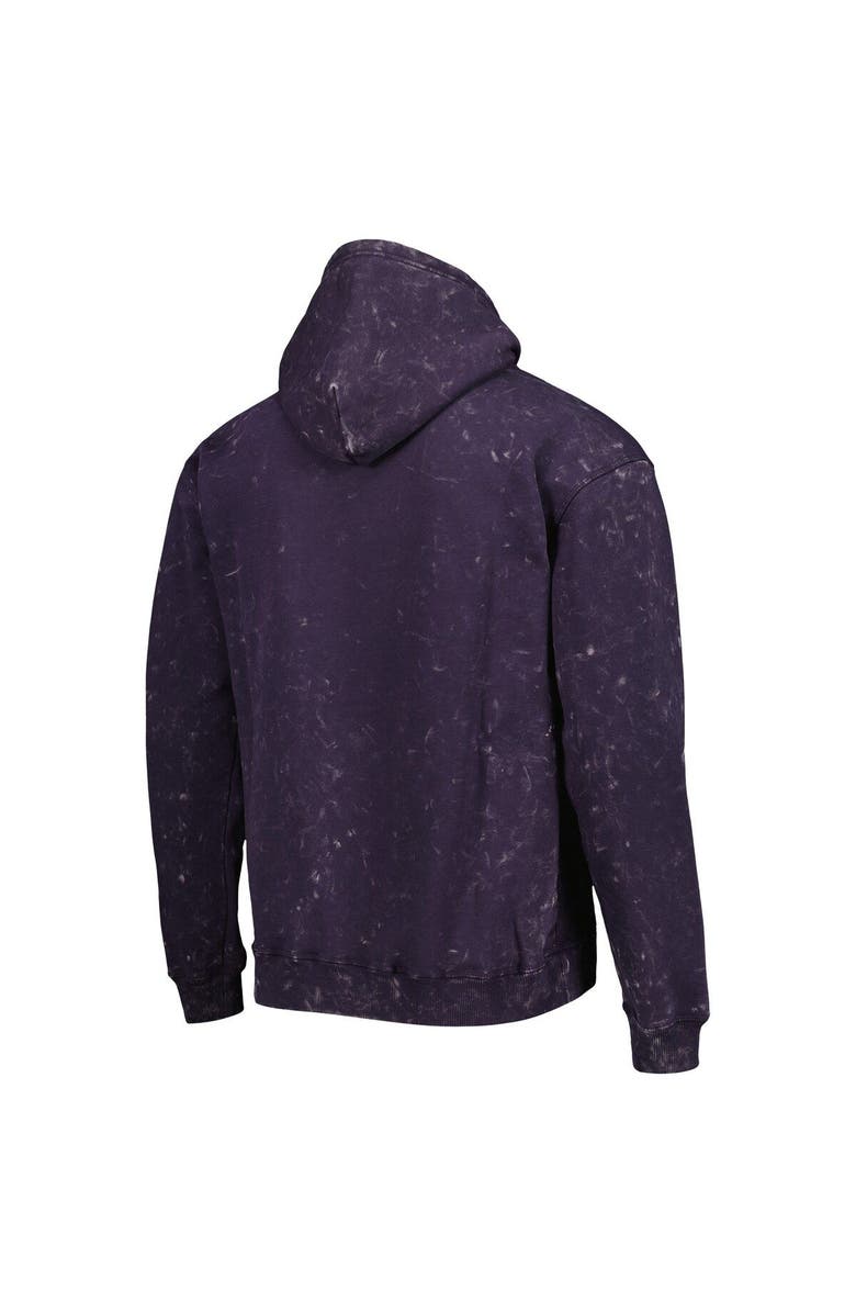 THE WILD COLLECTIVE Unisex The Wild Collective Purple Phoenix Suns Tonal Acid Wash Pullover Hoodie, Alternate, color, Purple