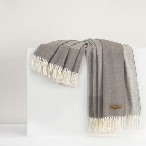 Border Herringbone Throw