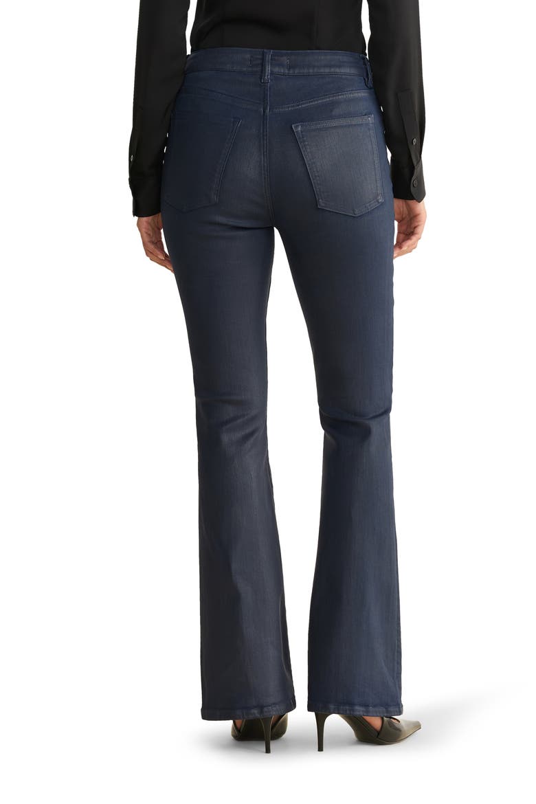 NAO Coated High Waist Bootcut Jeans, Alternate, color, COATED SHALLOWS