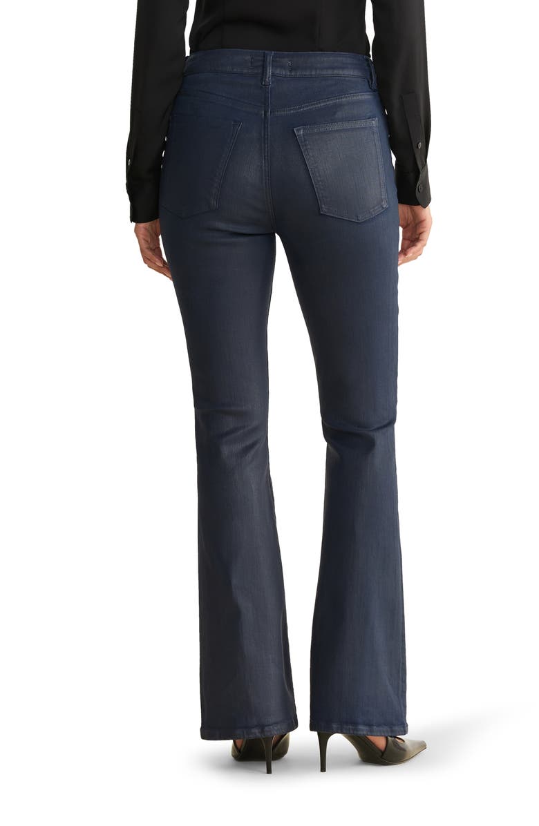 WARP+WEFT NAO Coated High Waist Bootcut Jeans, Alternate, color, Coated Shallows