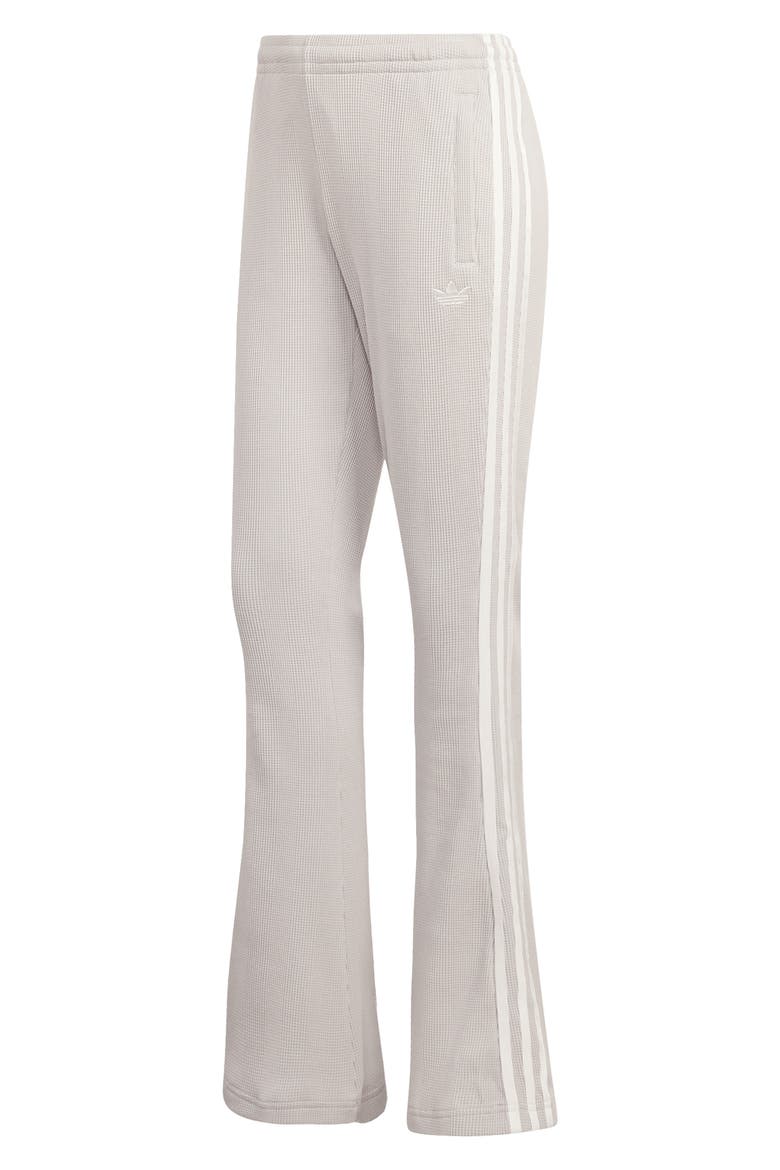 Waffle Knit Flare Pants, Alternate, color, GREY TWO