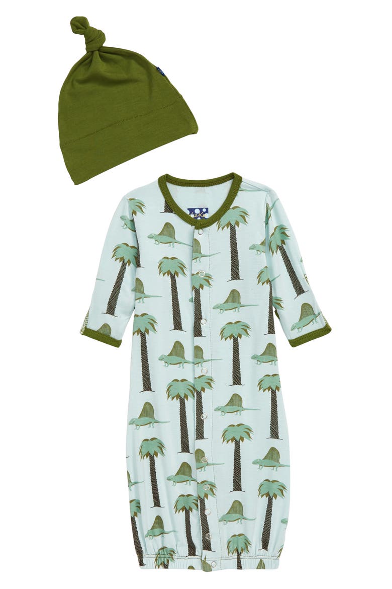 Convertible Gown & Hat Set, Main, color, DIMETRODON
