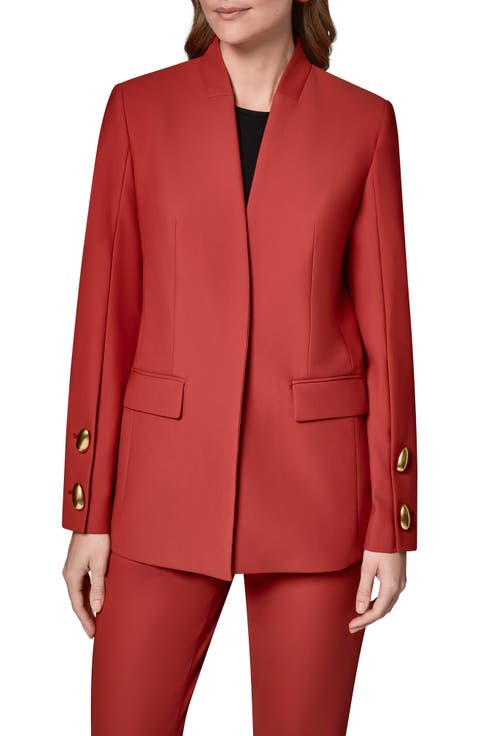 Button Cuff Blazer