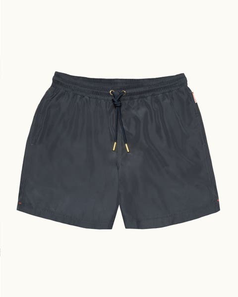 Boxer Mid-Length Relaxed Fit Drawcord Swim Shorts