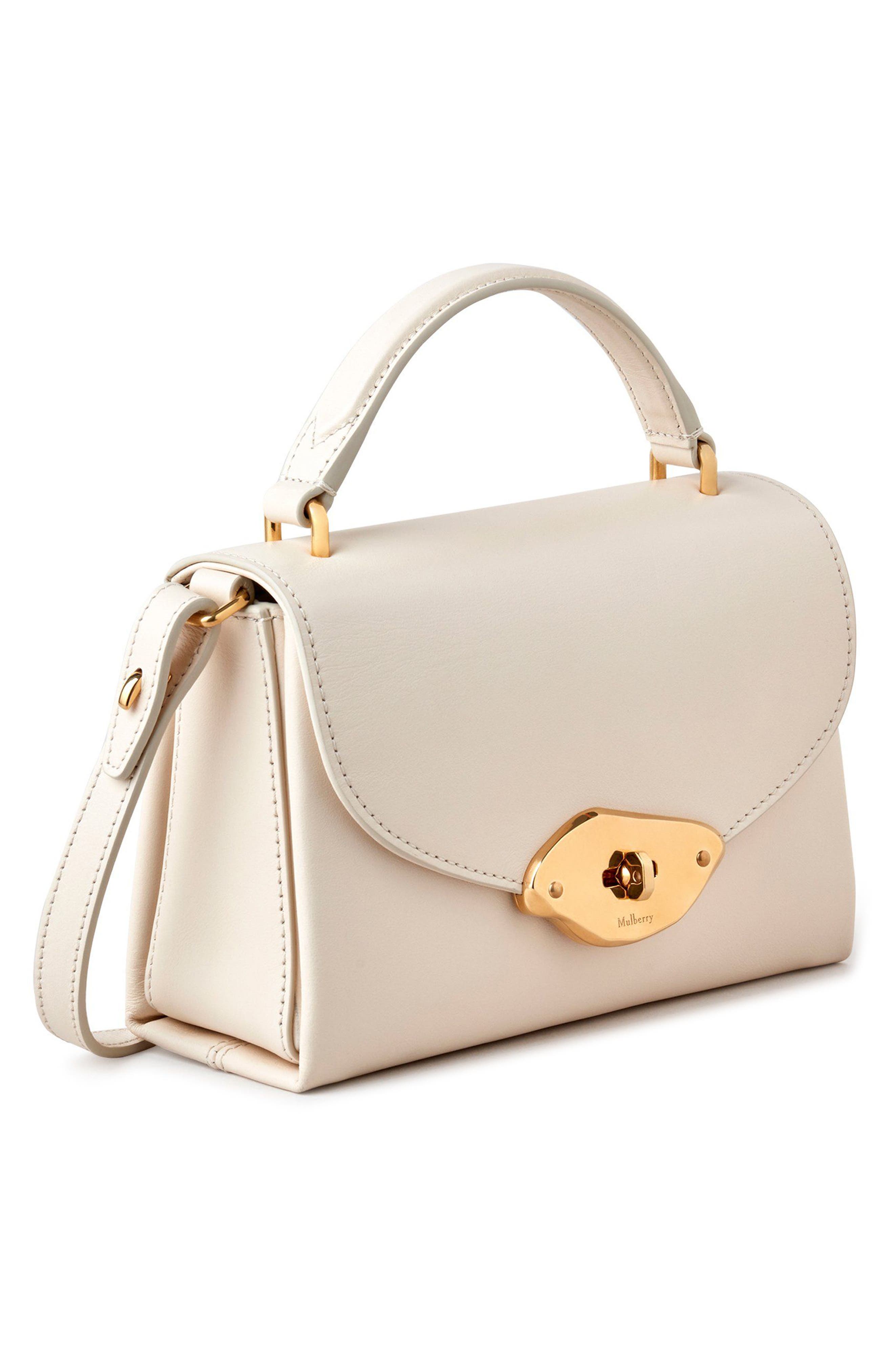 Mulberry Small Lana Top Handle Crossbody Bag, Alternate, color, Eggshell