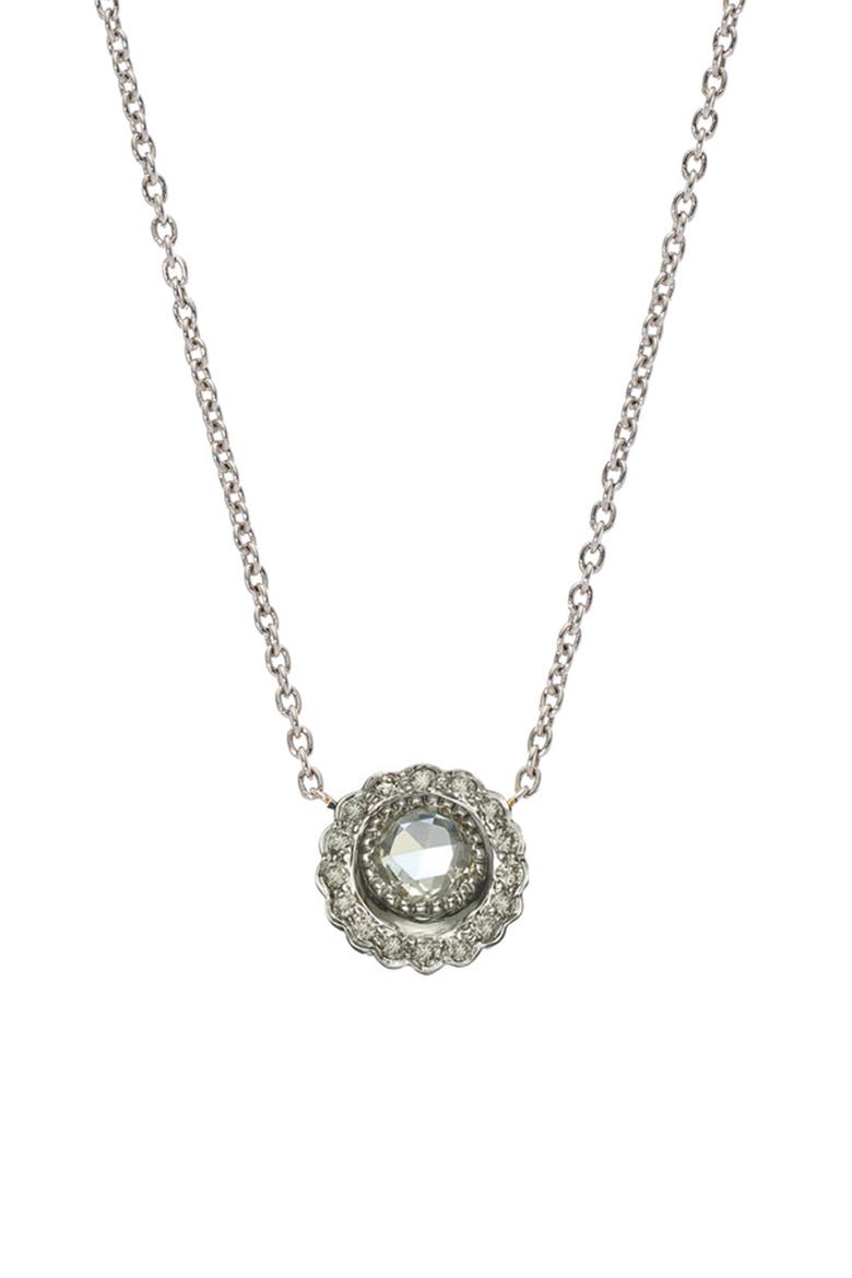 True Romance Necklace, Main, color, D0.28 18KWG