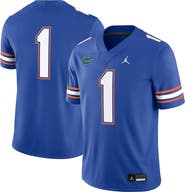 Jordan Brand Men's Jordan Brand #1 Royal Florida Gators Game Jersey