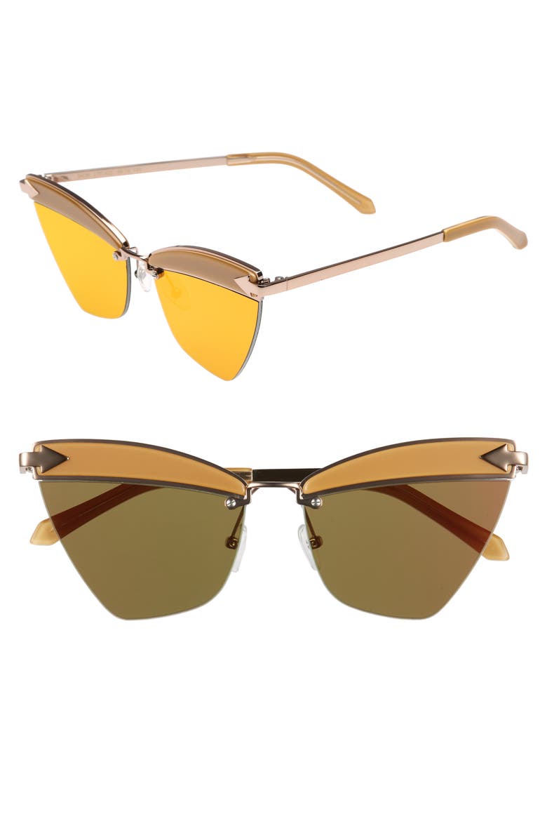 Sadie 59mm Sunglasses, Main, color, TAN