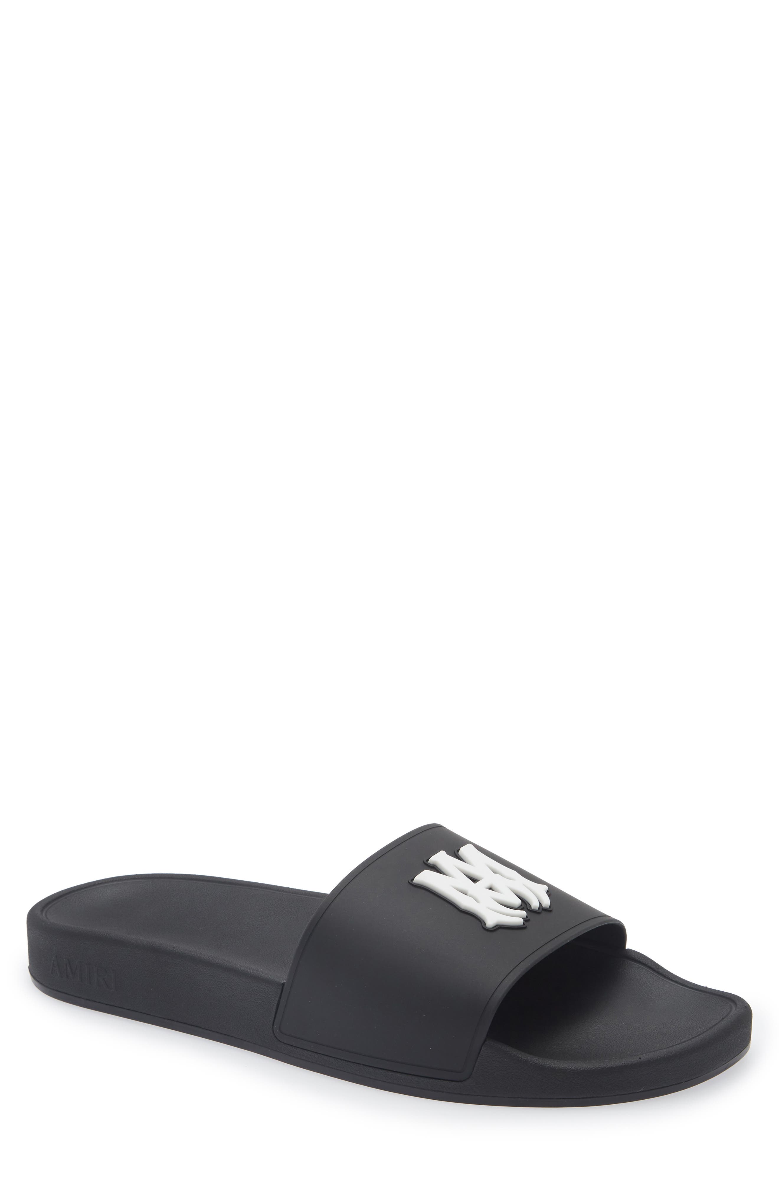 AMIRI MA Pool Slide Sandal, Main, color, Black
