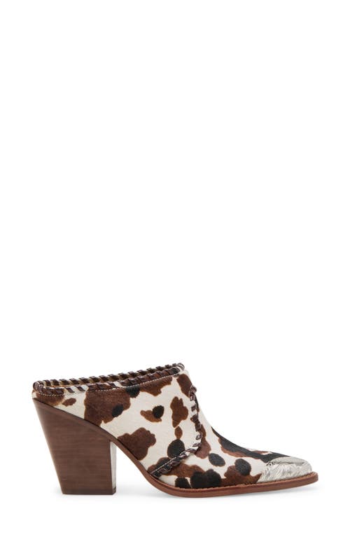 Dolce Vita Jolyn Heels Cocoa Taurus Calf Hair In Brown