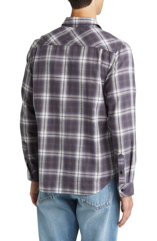 Rails Wyatt Plaid Button-up Shirt In Twilight Navy Cream