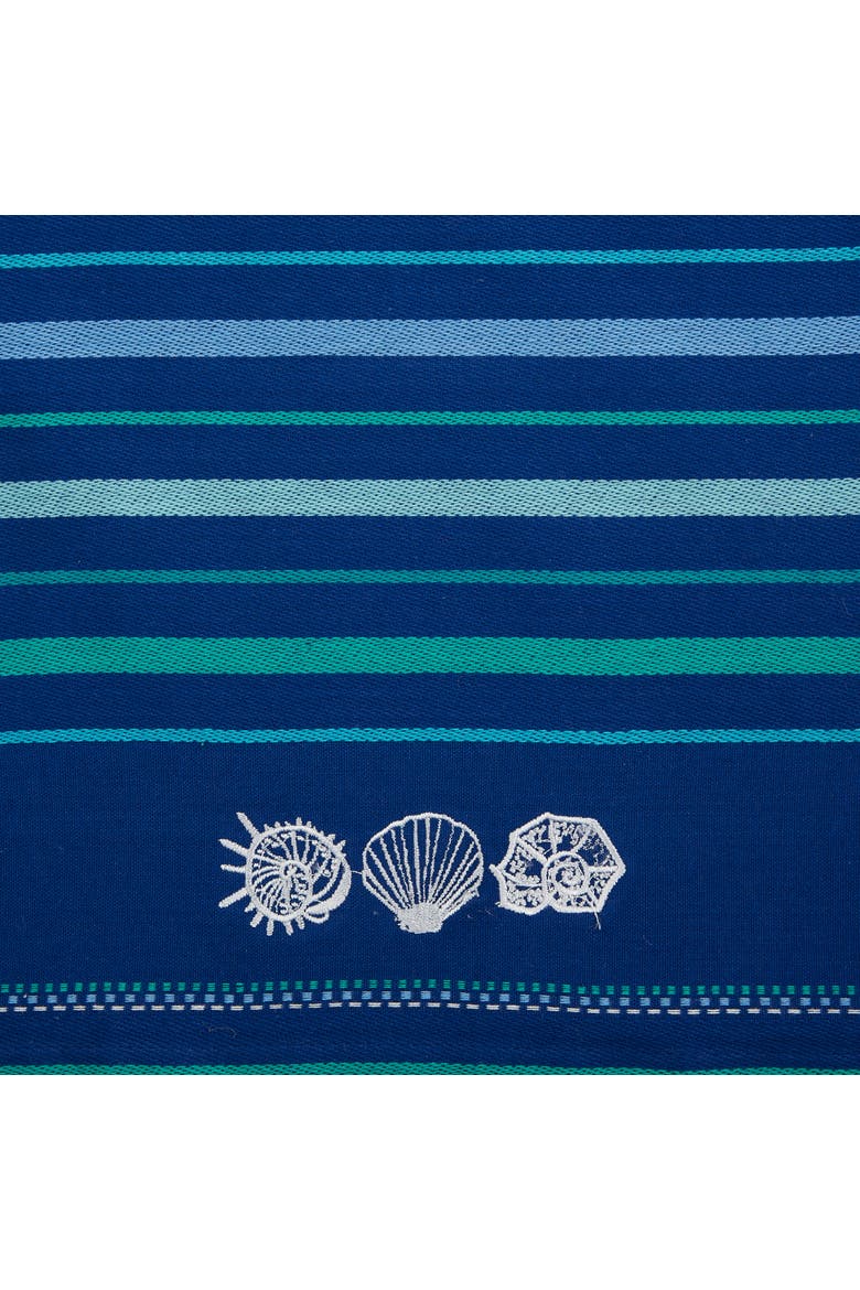 Embroidered Blue Sea Assorted Dishtowel Set/3, Alternate, color, Blue Sea