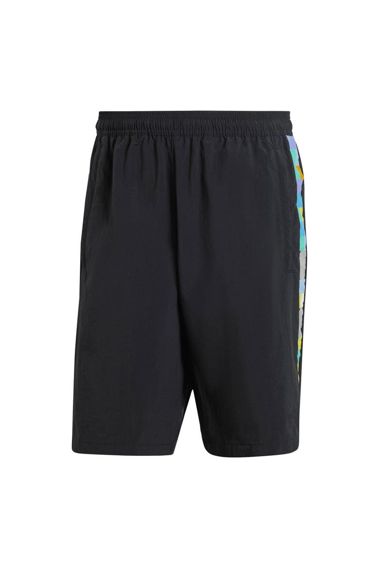 Men's adidas  Black Peter Saville x Manchester United Shorts, Alternate, color, Black
