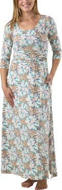 UV Skinz Scoop Neck Maxi Dress