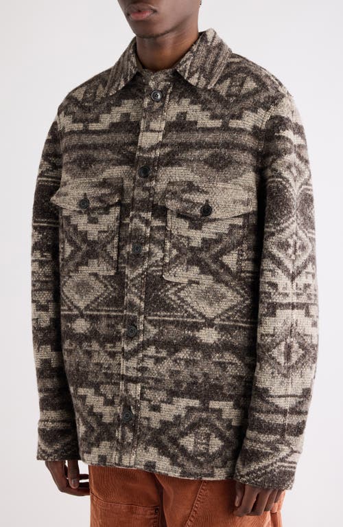 Isabel Marant Kervon Jacket Dark Brown In Brown