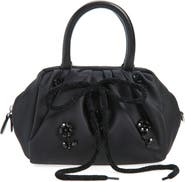 Simone Rocha Mini Embellished Pleated Top Handle Bag