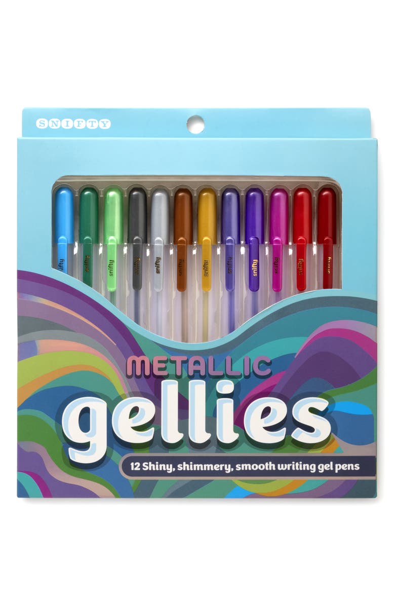 SNIFTY 12-Pack Metallic Gellies Gel Pens, Main, color, Multi