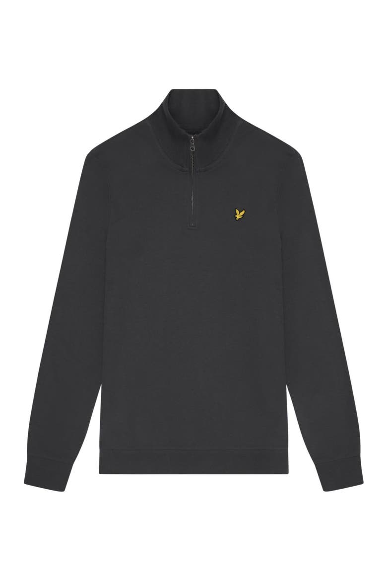 Loopback Quarter Zip Sweat, Alternate, color, Gunmetal