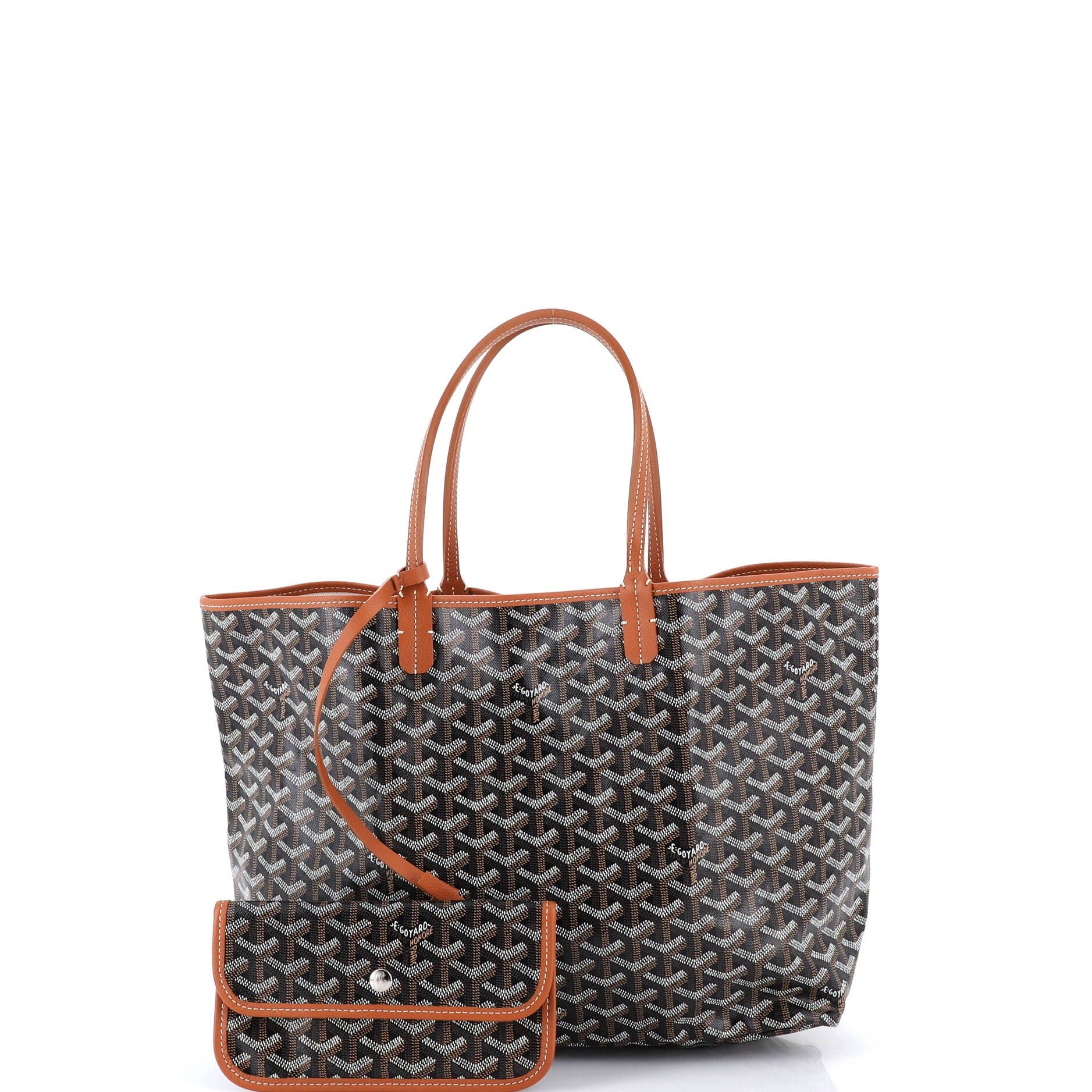 Pre-Owned Goyard Saint Louis Tote Coated Canvas PM, Alternate, color, Brown