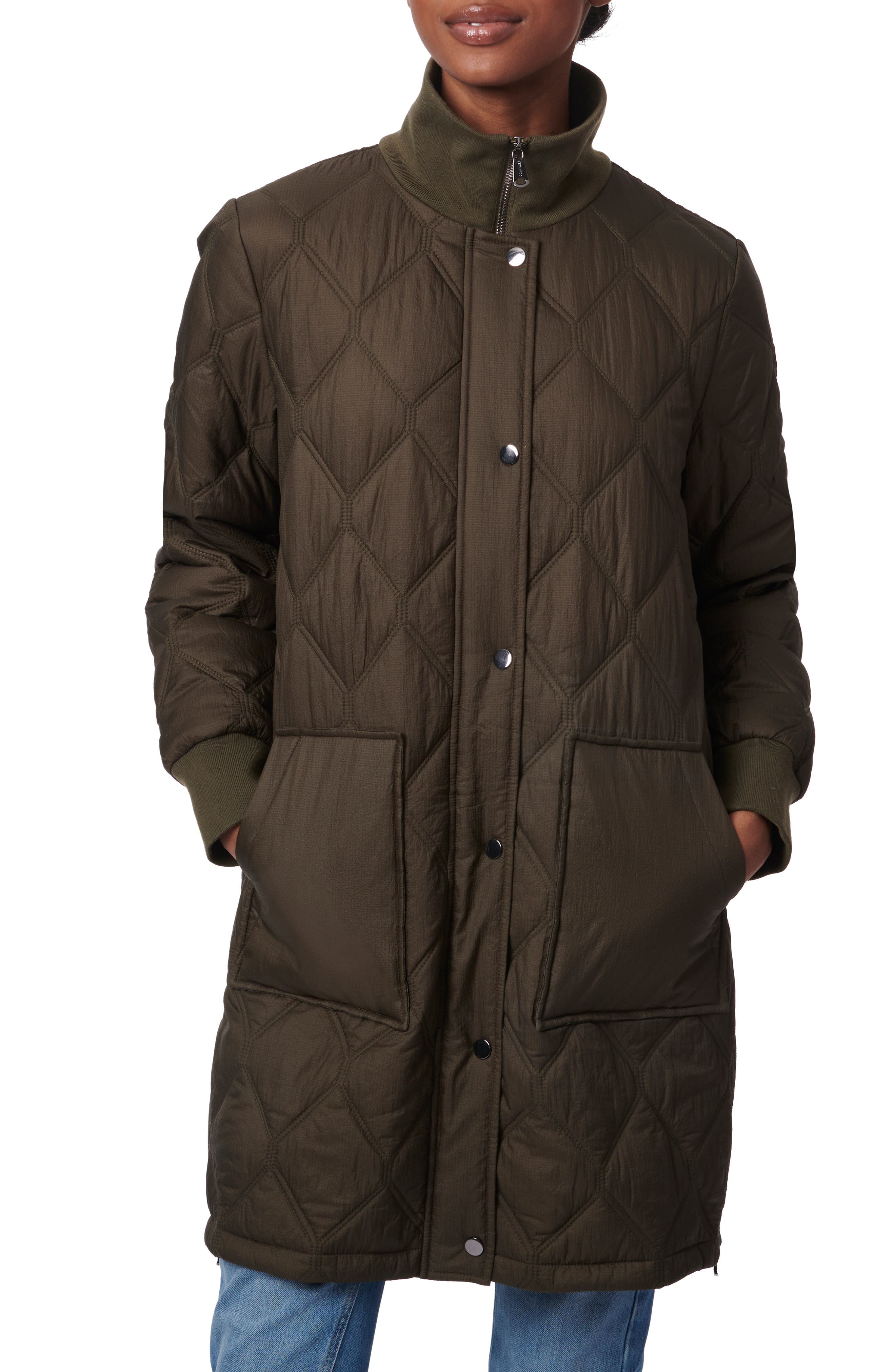 bernardo plus size packable puffer coat