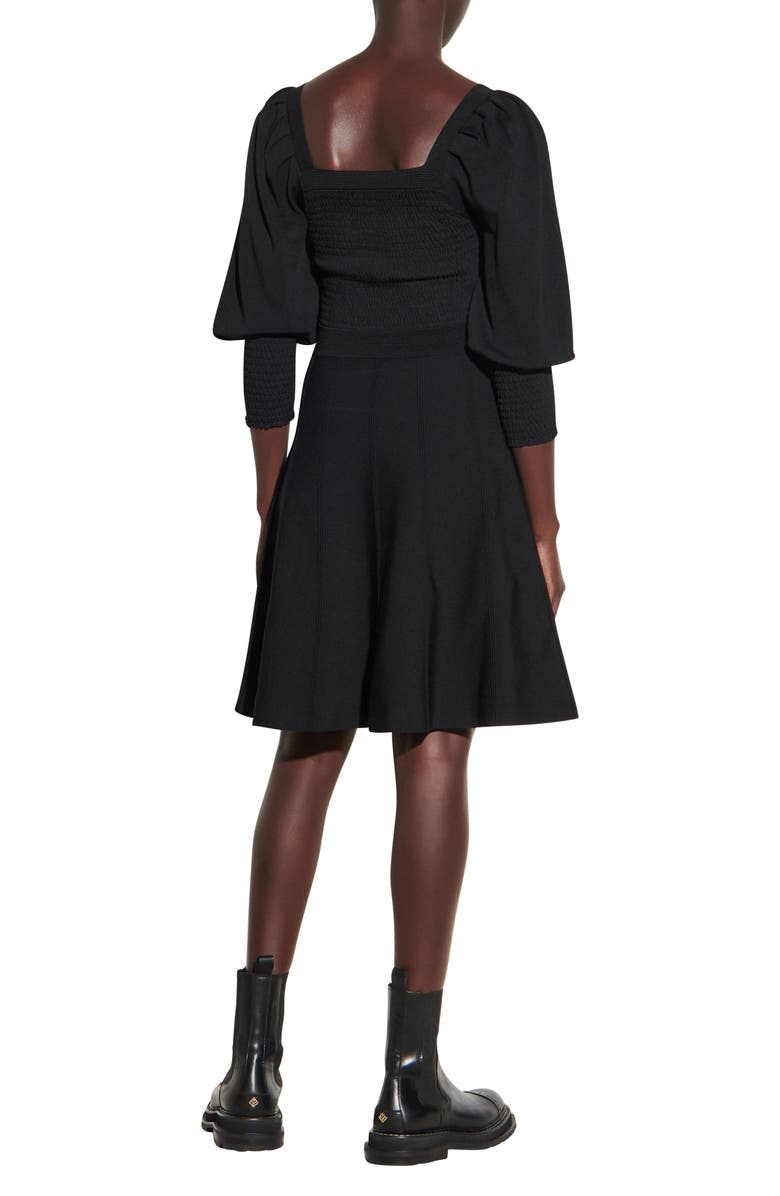 SANDRO Ruched Knit Dress, Alternate, color,