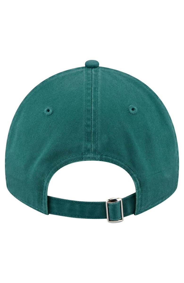 New Era Women's New Era Dark Green Texas Rangers Floral Stitch 9TWENTY Adjustable Hat, Alternate, color, Dark Green