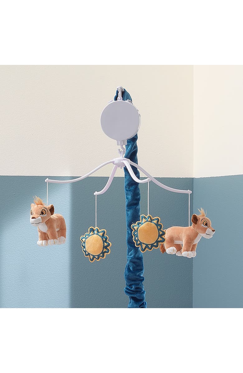 Lambs & Ivy Disney Baby Lion King Adventure Simba/Sun Musical Baby Crib Mobile, Alternate, color,