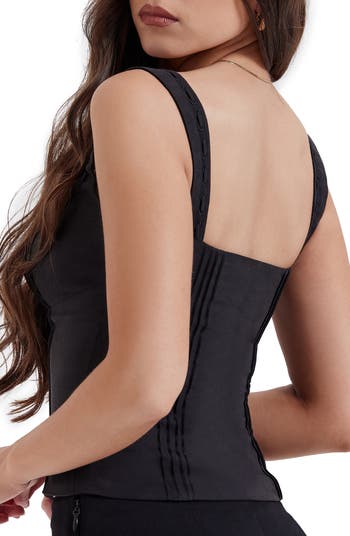 Chicca Square Neck Corset Top