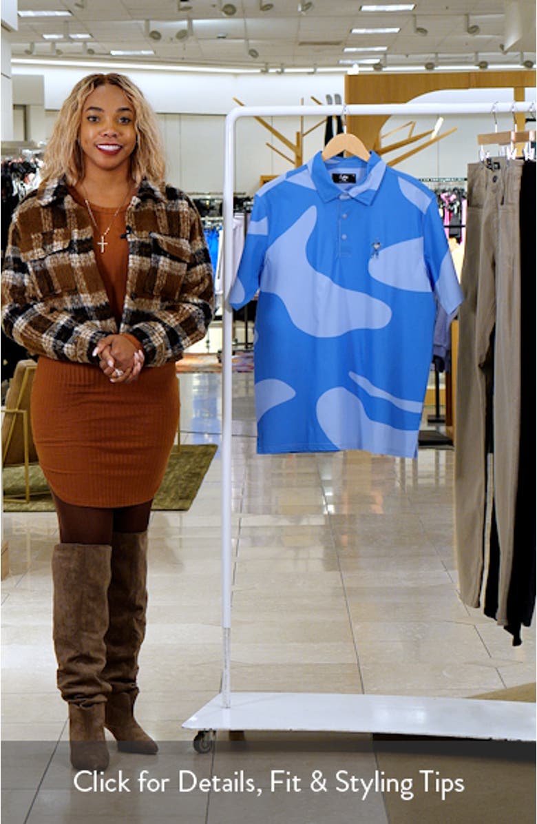 Snap Placket Performance Golf Polo, sales video thumbnail