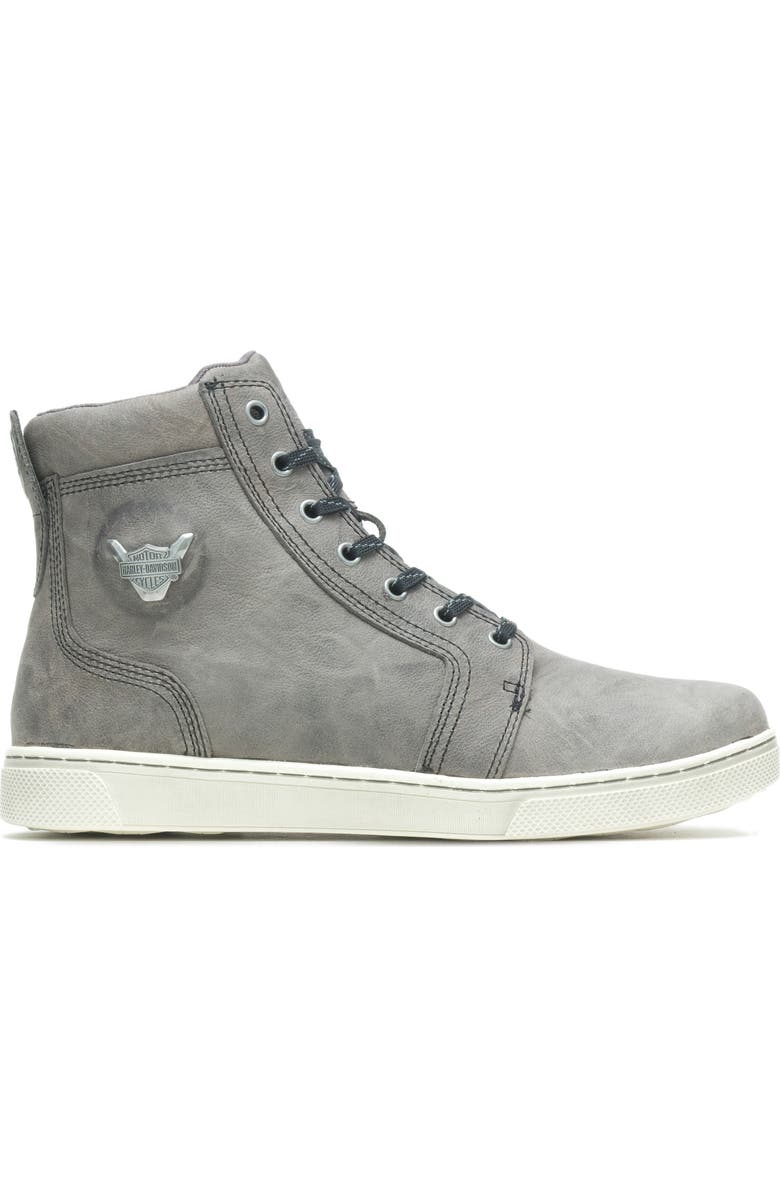 HARLEY DAVIDSON Bateman Leather High Top Moto Sneaker, Alternate, color,