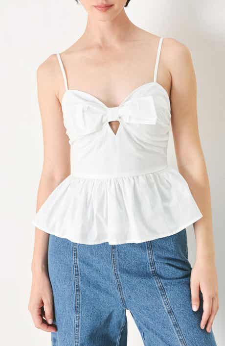 FREEMARKET Bow Front Tank Top