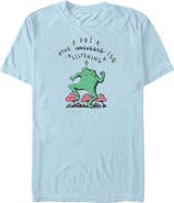 Lost Gods Men's Lost Gods The Universe Is Listening Frog Graphic T-Shirt